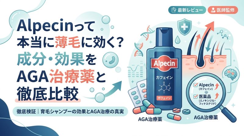 Alpecin - Alpecinとは何か?成分・効果・AGA治療との違いを解説