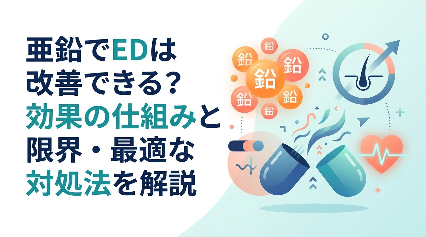ed 亜鉛 効果 - 亜鉛でEDを改善する効果と限界｜本当に効く使い方と次の一手
