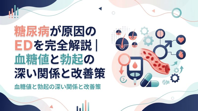 ed 原因 糖尿病 - 糖尿病でEDになる本当の理由｜血管・神経・ホルモンへの影響と対策