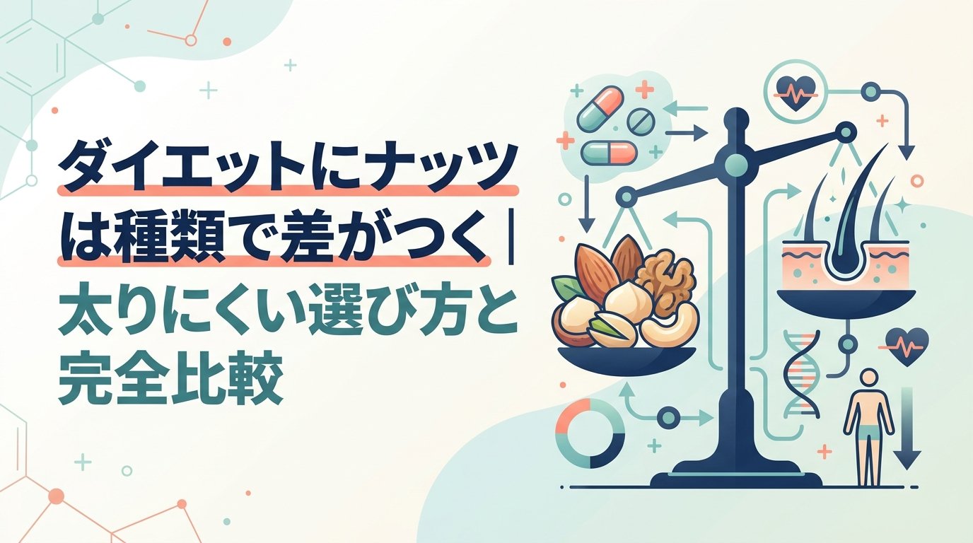 ダイエット ナッツ 種類 - ダイエットにおすすめのナッツ種類を徹底比較｜太らない選び方と食べ方の正解