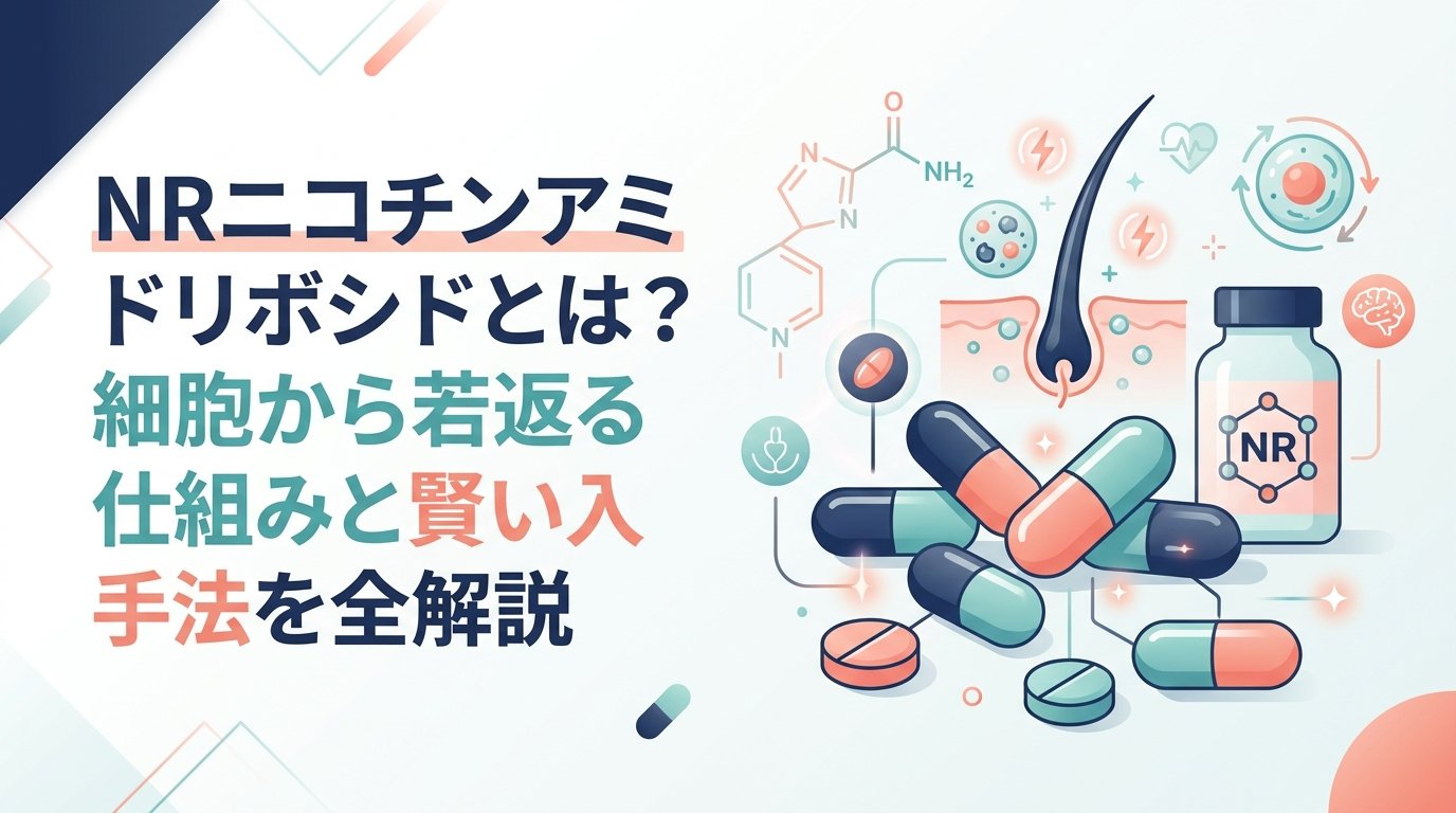 NR ニコチンアミドリボシド - NRニコチンアミドリボシドとは何か？効果・仕組み・入手方法を解説