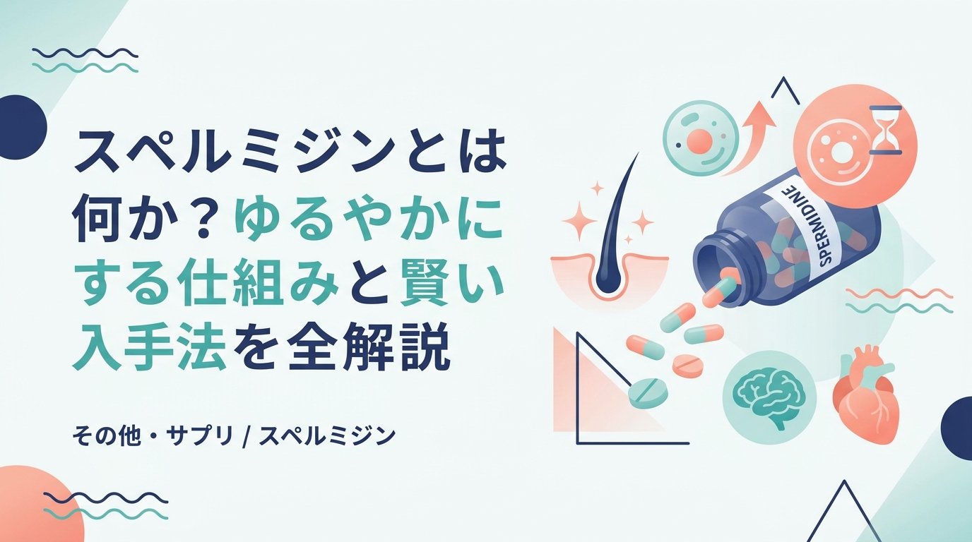 スペルミジン - スペルミジンとは何か？老化と健康への効くしくみを完全解説