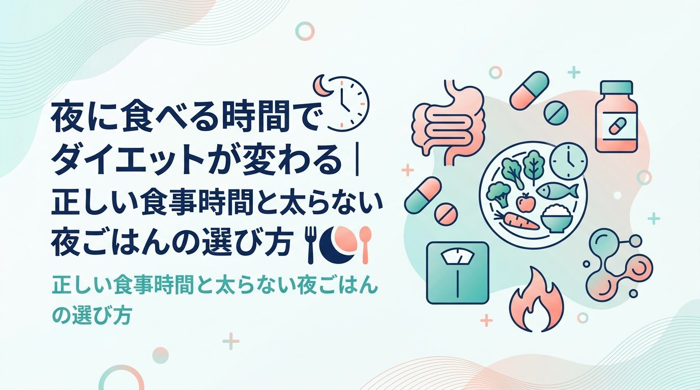 ダイエット 夜 食べる 時間 - ダイエット中の夜食べる時間が体重を左右する｜太らない夜ごはんの全知識