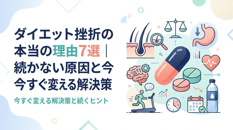 ダイエット 挫折 理由 - ダイエットが続かない本当の理由と根本から変える改善策を徹底解説