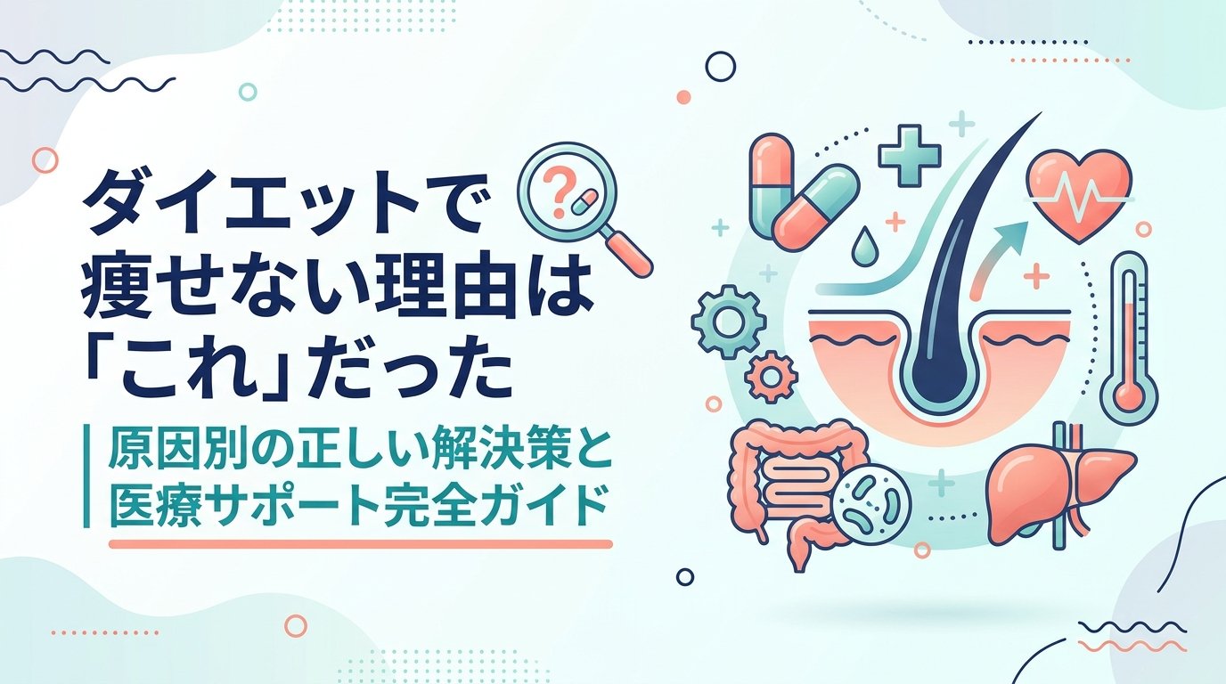 ダイエット 痩せ ない 理由 - ダイエットで痩せない本当の理由｜見落としがちな原因と今すぐ使える解決策