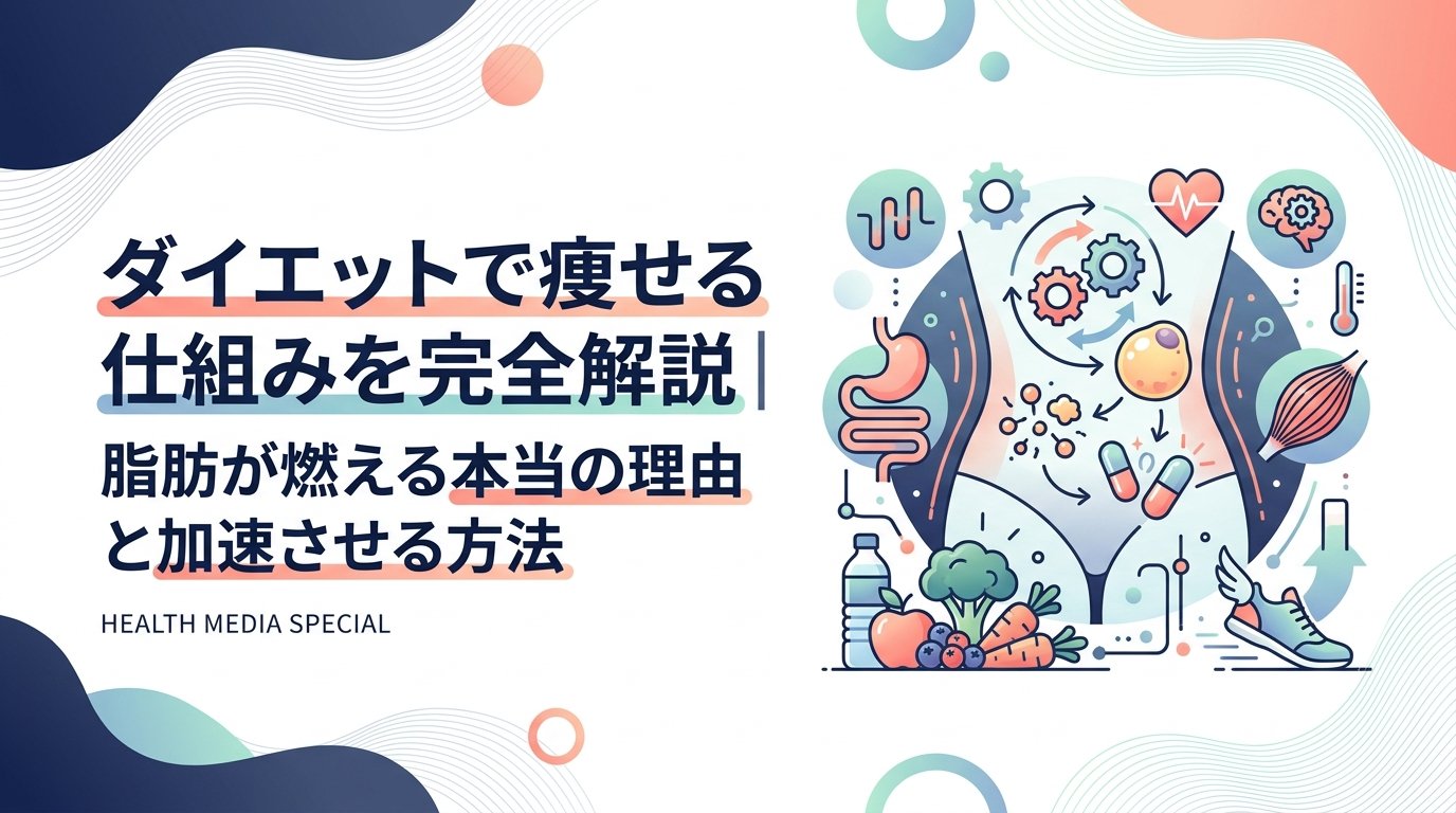 ダイエット 痩せる 仕組み - ダイエットで痩せる仕組みを科学で解説｜脂肪が落ちる本当の理由と加速法