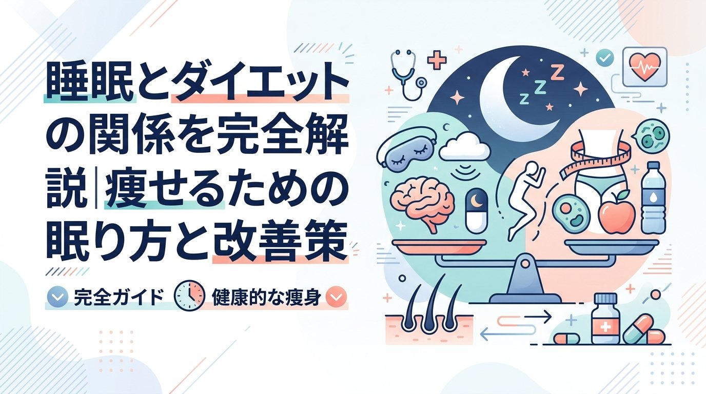 ダイエット 睡眠 関係 - 睡眠不足がダイエットを妨げる本当の理由｜痩せるための眠り方と今日からできる改善策