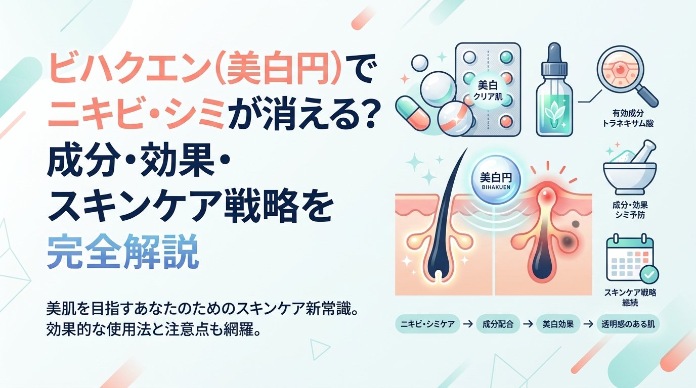 ビハクエン - ビハクエンとは何か｜成分・効果・ニキビへの使い方を解説