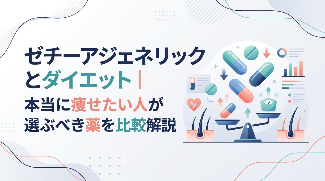 ゼチーアジェネリック - ゼチーアジェネリックとダイエット薬｜仕組み・選び方・費用を比較