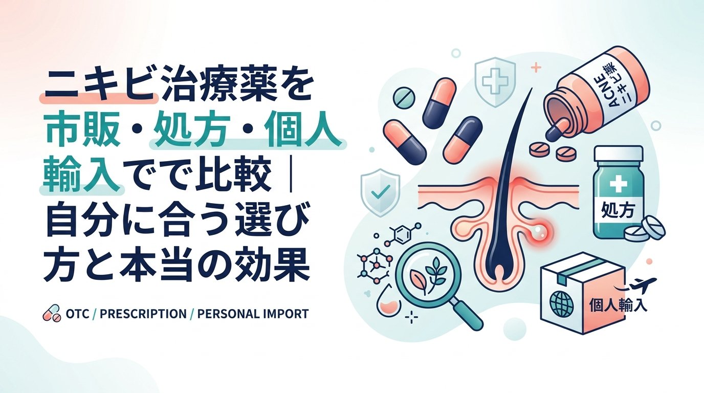 ニキビ 治療 薬 市販 - ニキビ治療薬を市販・個人輸入・クリニックで選ぶ完全ガイド2025