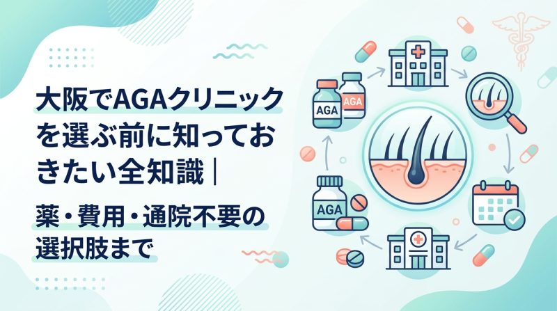 aga クリニック 大阪 - 大阪でAGAクリニックを探す前に読む|薬の選び方と費用の現実
