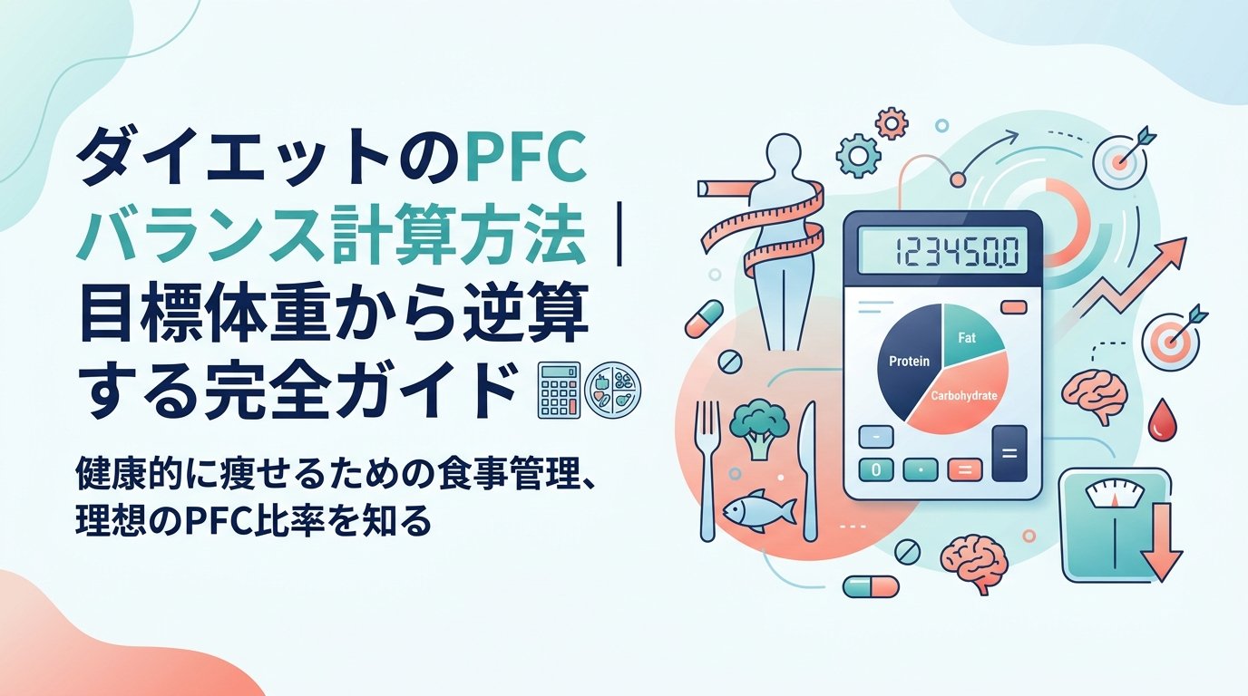 ダイエット pfc バランス 計算 - ダイエットのPFCバランス計算を完全攻略｜体型別の最適な数値と実践法