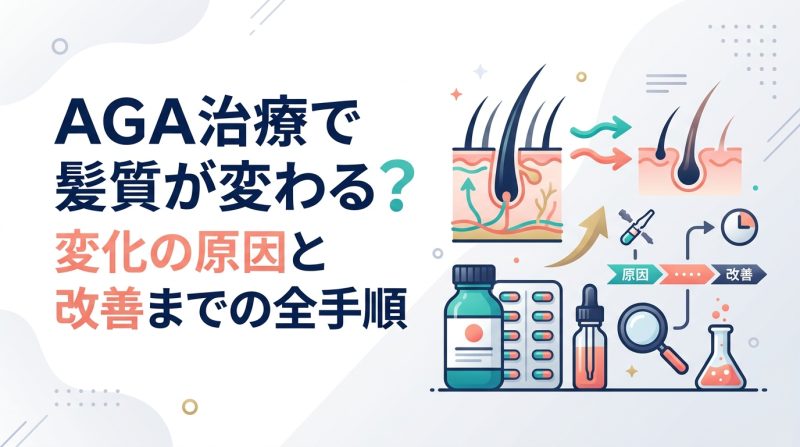 aga 髪 質 変わる - AGAで髪質が変わる本当の原因と、取り戻すための全対策