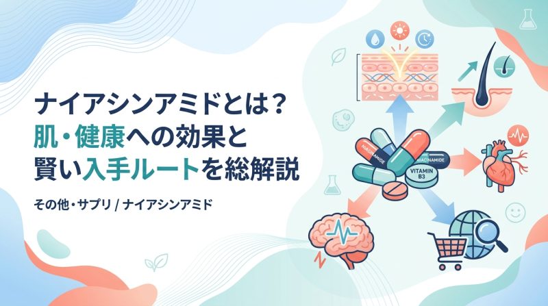 ナイアシンアミド - ナイアシンアミドとは何か?肌と体への働きと入手法を全解説