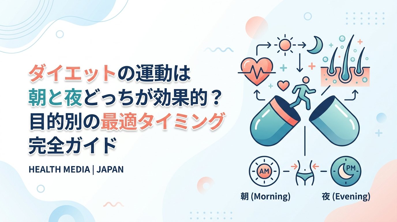 ダイエット 運動 朝 夜 - ダイエットの運動は朝と夜どっちが正解？目的別・体質別の使い分け完全攻略