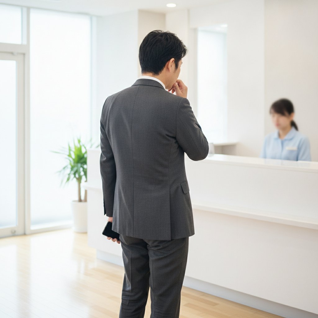 受付で「EDで」と言うのが、いちばんのハードル