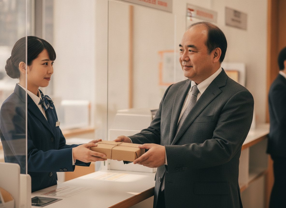 郵便局でこっそり受け取り